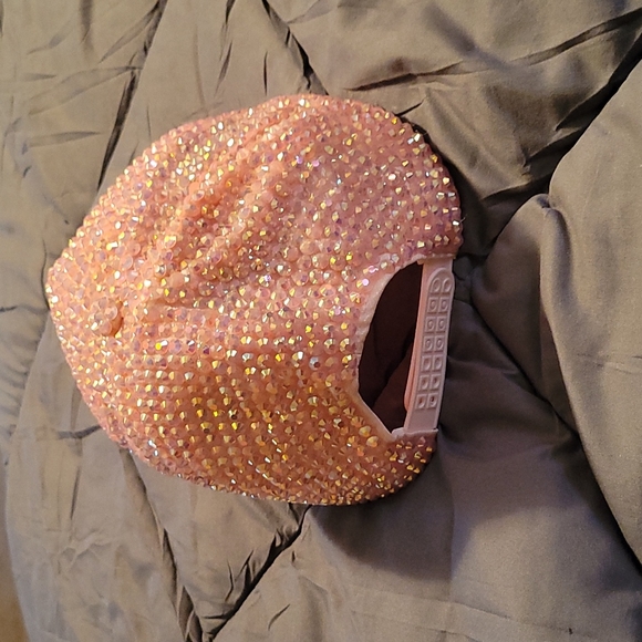 Rhinestone PINK Baseball Cap - Picture 3 of 4